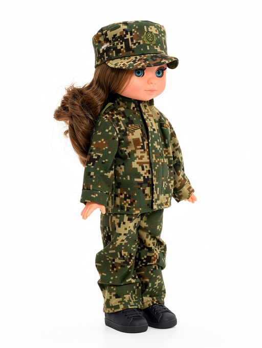 Кукла «Эля», военная, 30 см