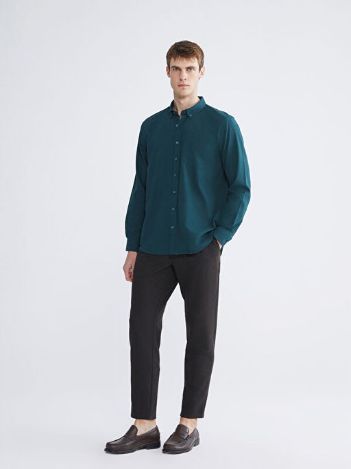 Regular Fit Uzun Kollu Arm?rl? Erkek G?mlek