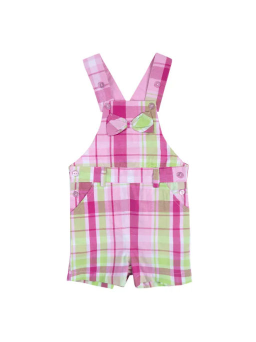 PlayToday / Комплект детский для девочек: фуфайка трикотажная (футболка), полукомбинезон текстильный  фото 2