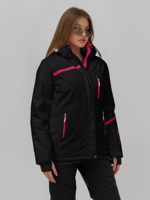 Горнолыжный костюм женский зимний черного цвета 07091Ch - Chunmai фото 8