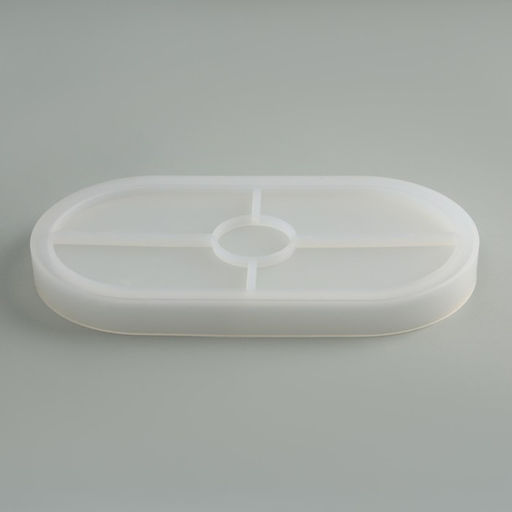 Подставка из гипса. Набор для создания поддона с красками «Овал»