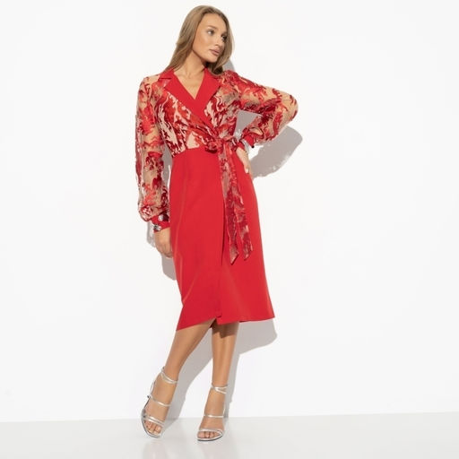 Платье с кружевом на запахе
 Мечта миллионера - Charutti фото 2