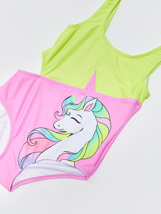 Bask?l? K?z ?ocuk Mayokini - Waikiki фото 3