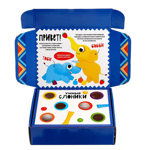 Развивающий набор Умные слоники - Iq-zabiaka фото 2