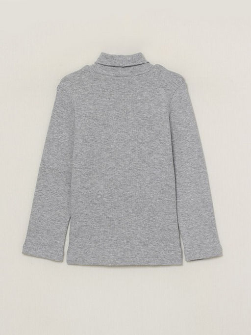 CRB wear/CSKB 63009-11-301 Водолазка для мальчика, светло-серый меланж/Ex.Cherubino фото 3