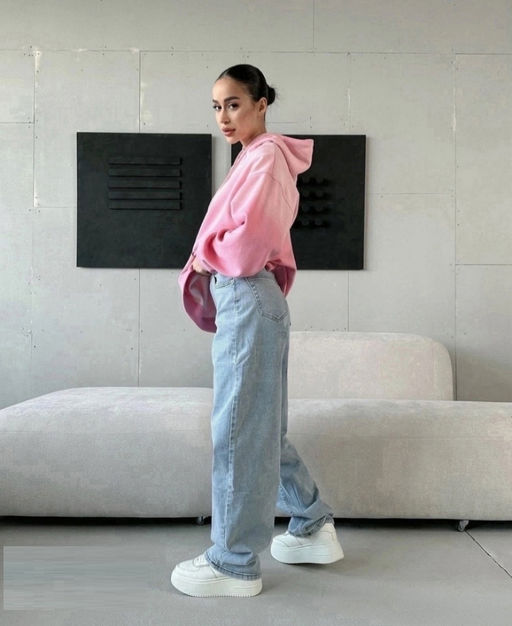 Джинсы плаццо, Артикул: 125165 - Liketon фото 2