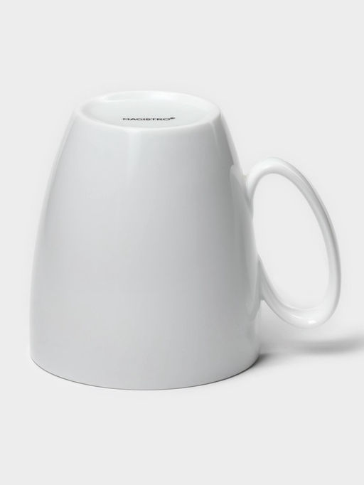 Кружка Magistro White gloss, 400 мл, фарфор, белая