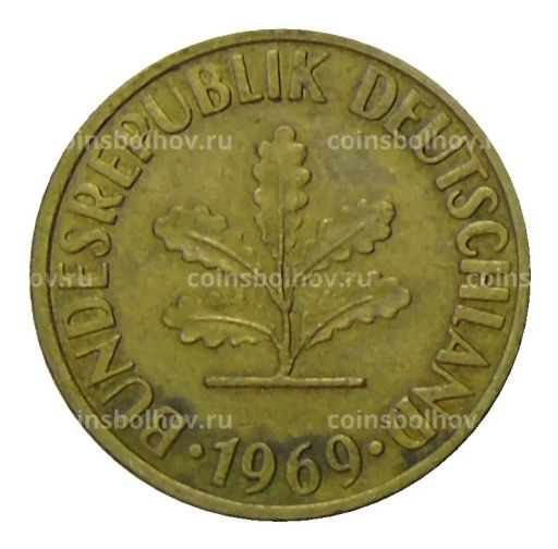 10 пфеннигов 1969 года D Германия