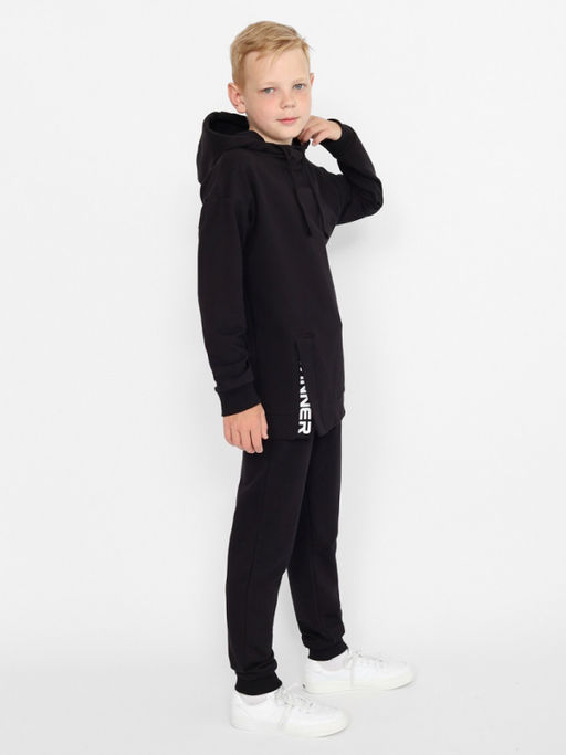 CRB wear / CWJB 90206-22 Костюм для мальчика (толстовка, брюки),черный/Ex.Cherubino