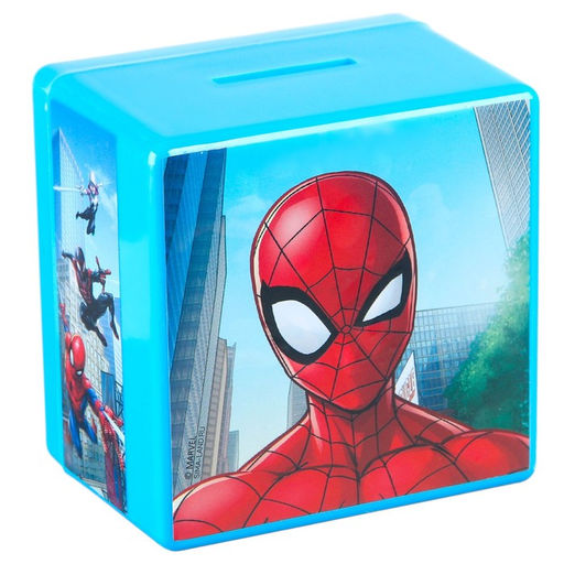 Копилка сейф, 8.8 см × 7.5 см × 8.8 см, Человек-паук