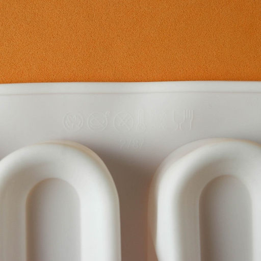 Форма для муссовых десертов и выпечки KONFINETTA Венеция, силикон, 29,5?17?3 см, 6 ячеек, цвет белый  фото 5