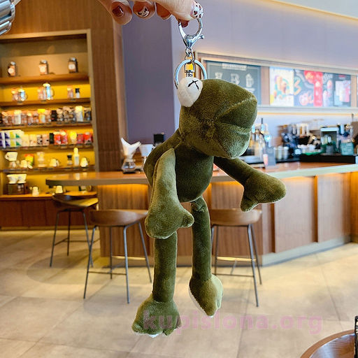 Мягкий брелок Лягушка Кермит