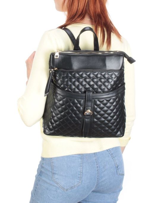 L83965 BLACK Сумка-рюкзак (искусственная кожа) - Фабричный китай фото 5