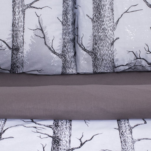 Постельное бельё Этель евро Лес 200 х217 см, 240*220 см, 70х70 см -2 шт, бязь  фото 4