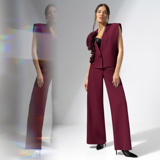 Жилет свободного силуэта Жду продолжения (red) - Charutti фото 6