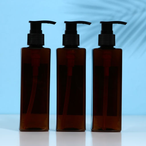 Цена за 3 шт. Дозатор для шампуня, кондиционера и геля для душа «Home collection», 250 мл, МИКС