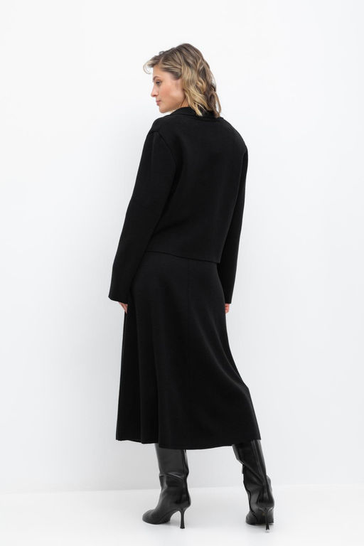 ЕВ 737/ш/черный юбка жен