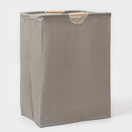 Корзина для белья Доляна «Полосы», 40×26×50 см