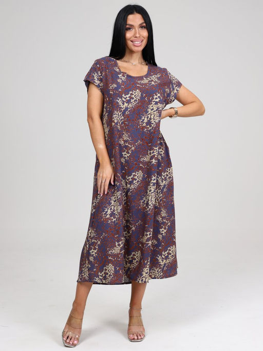 МАРТА ПЛАТЬЕ ЖЕНСКОЕ (Светло-синий) - А-дина фото 3