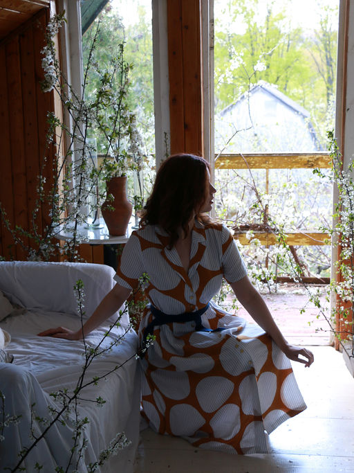 Платье белорусское летнее - Almond фото 3