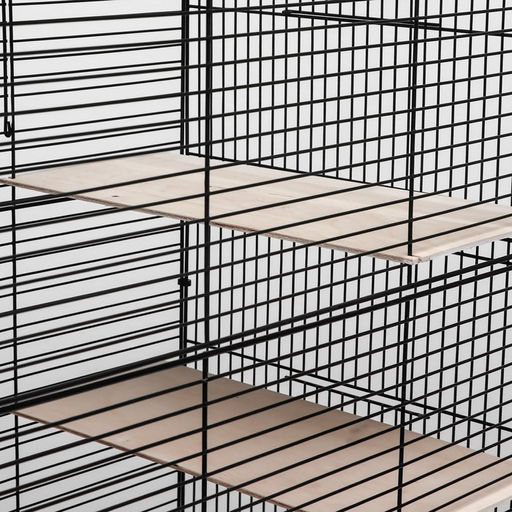 Клетка для шиншиллы Пижон №10, разборная, 58 х 40 х 88, бежевая  фото 6