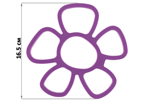 Подставка п/горячее 16,5*16,5*0,7 см Цветок Фиолетовый - Elan gallery фото 2