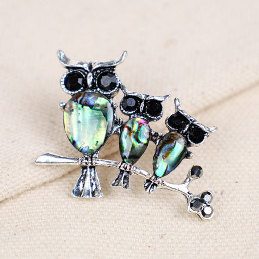 Брошь Сова / 3295 /уп 12/ микс - ГалеонТрейд фото 3