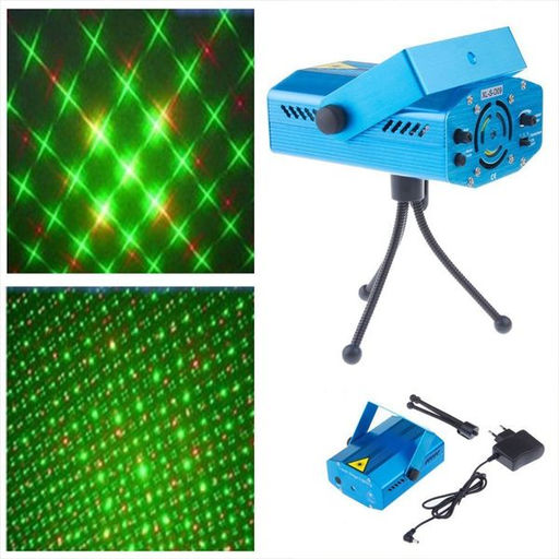 Мини-лазер светомузыка Laser Stage Lighting - Family фото 2
