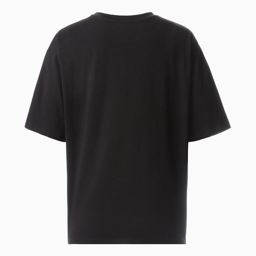 Футболка с кулиской женская MINAKU REGULAR FIT, чёрная, размер 50