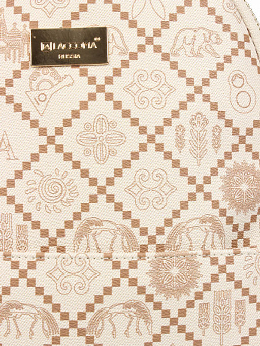 LACCOMA сумка АС89003-Россия-шоколад эко кожа хлопок