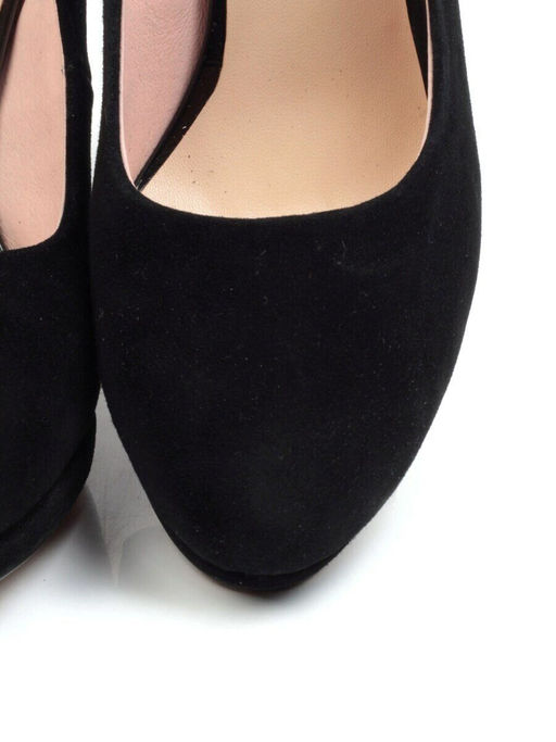 06-X0616-H187-K20 BLACK Туфли женские (натуральная замша)