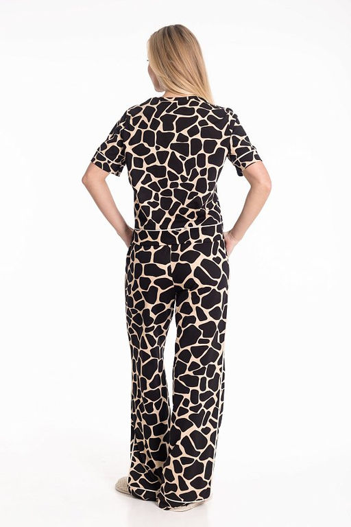 Пижама М325021чб черный/бежевый - Елена фото 5