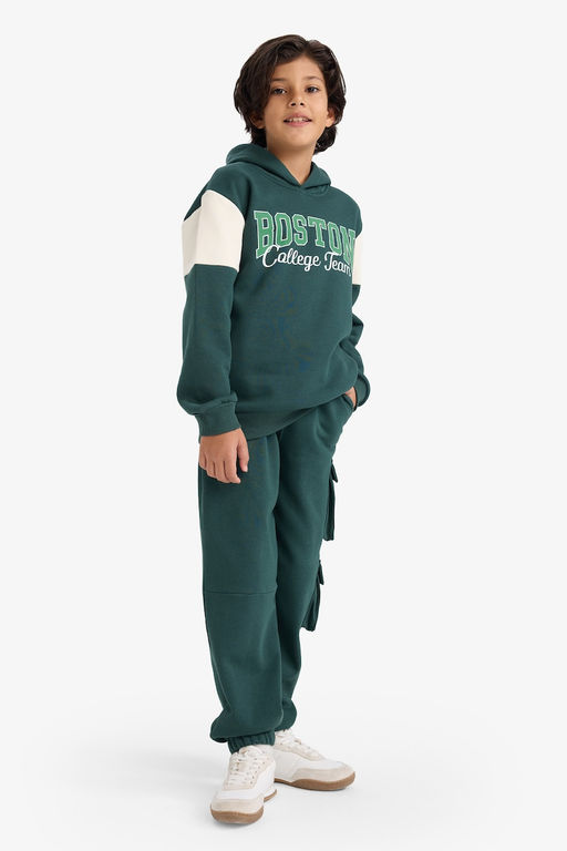 Kargo Fit Beli Lastikli Bask_l_ E_ofman Alt_ Erkek _ocuk - Defacto фото 2