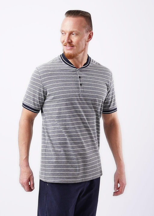 CLE Джемпер муж. 552443/01зн т.синий/белый - Clever wear фото 4
