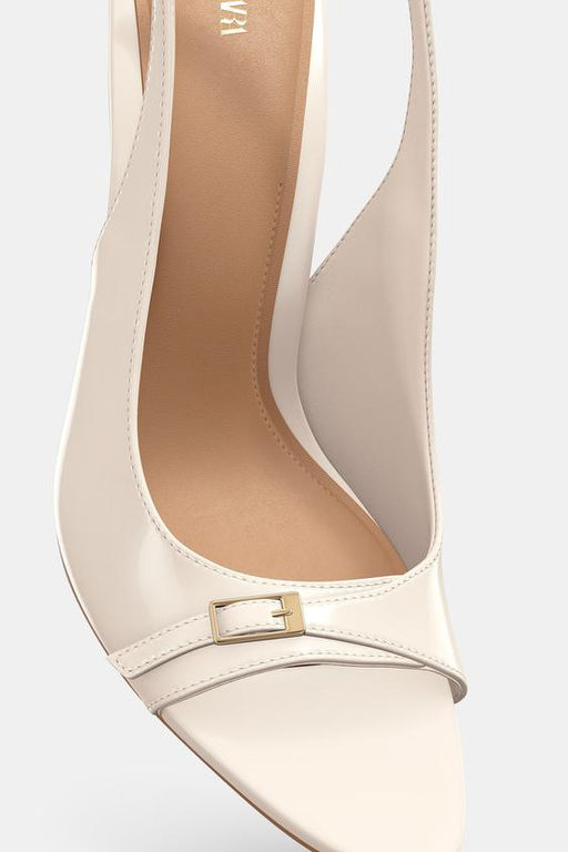 HEELED BUCKLE SANDALS - Zara фото 5