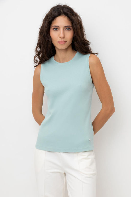 ЕВТ 3037/25/ментоловый майка жен