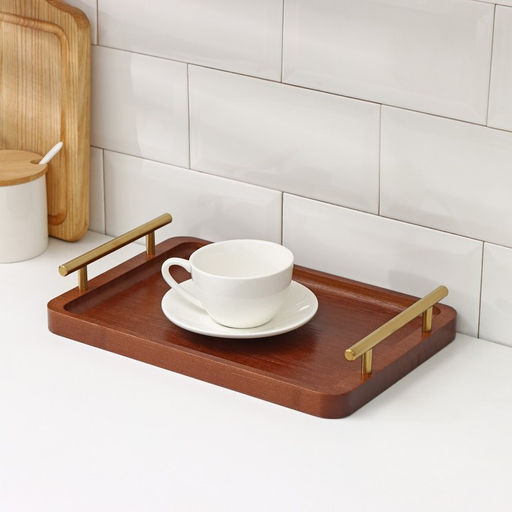 Подносы с ручками Magistro Garona, набор 3 шт., бамбук фото 6