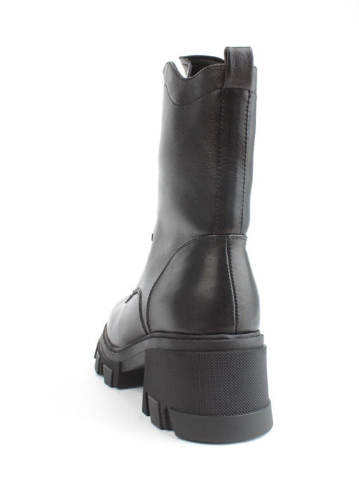 04-M2-5122 BLACK Ботинки зимние женские (натуральная кожа, натуральный мех)