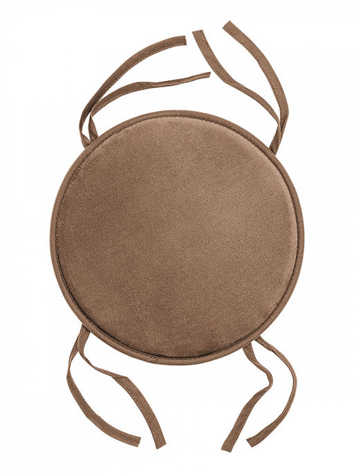 Подушка на стул D35 бежевый флис