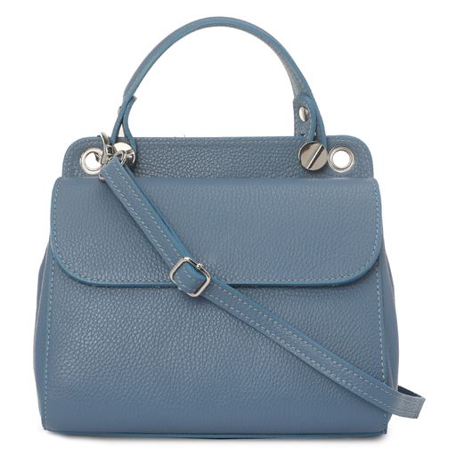 Женская сумка с ручкой DIVAS BAG Артикул 2229456, серо-голубой  фото 4