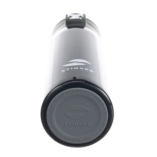 Термокружка 0,42 л STINGER HD-420-83BLK  фото 2