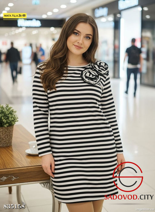 Платье женское с цветком - Bruno фото 4