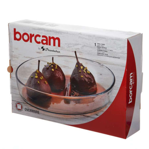 BORCAM Лоток для СВЧ овальный 2,36 л арт.59064 (1001119, 1067307, 1007321)