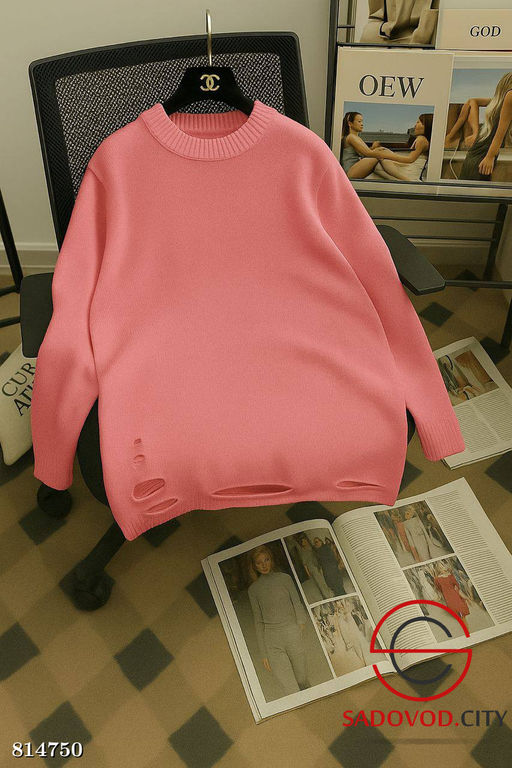 Кофта женская с рваным эффектом - Bruno фото 3