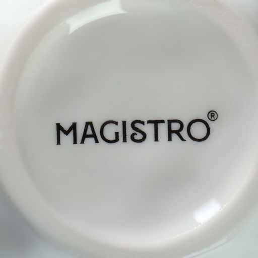 Кружки Magistro «Церера», набор 2 шт., 400 мл, фарфор, белые