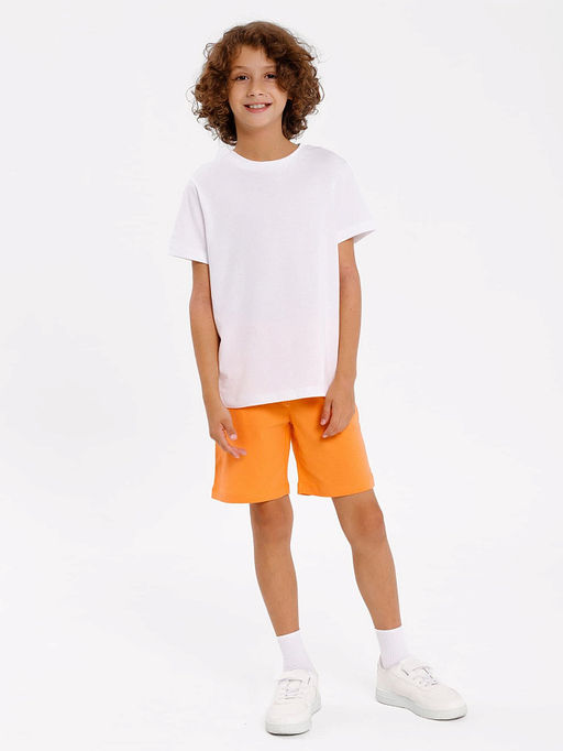 Шорты для мальчиков в оранжевом оттенке - Mark formelle фото 2