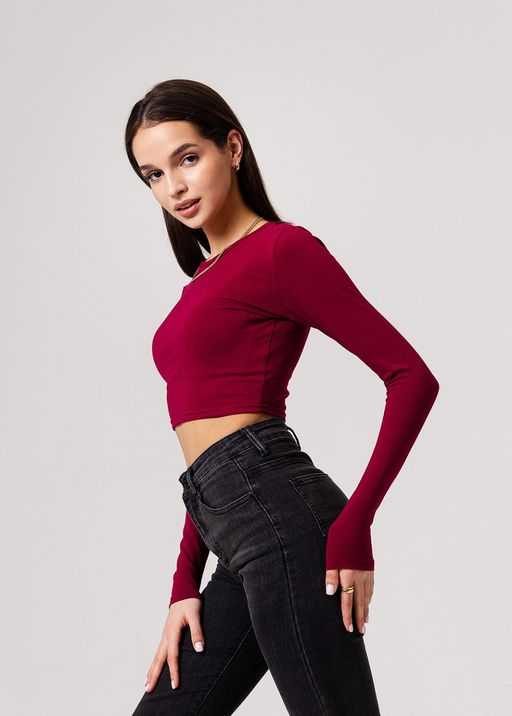 Женский лонг 1 (бордо) - Милаша фото 2