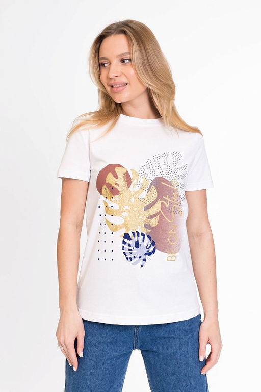 Футболка М324128Пб Белый - Елена фото 3