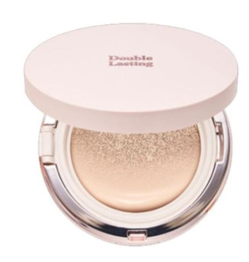 Кушон с эффектом двойного сияния - Double Lasting Cushion Glow № 21C1 Petal(Лепесток) SPF50+/PA+++, 15 гр