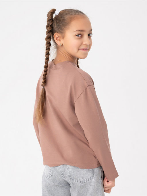 Лонгслив детский "Момент" кофе